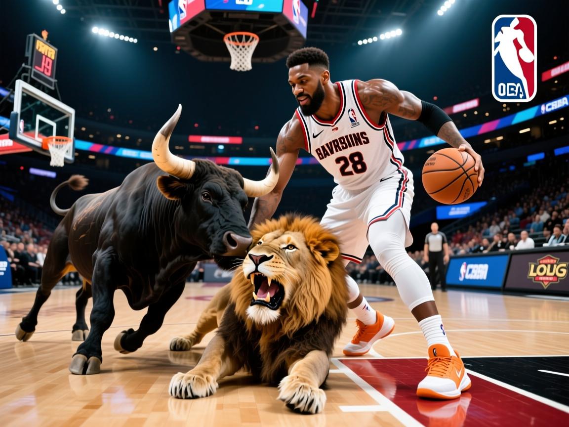 公牛擒狮子，拉文28分独得