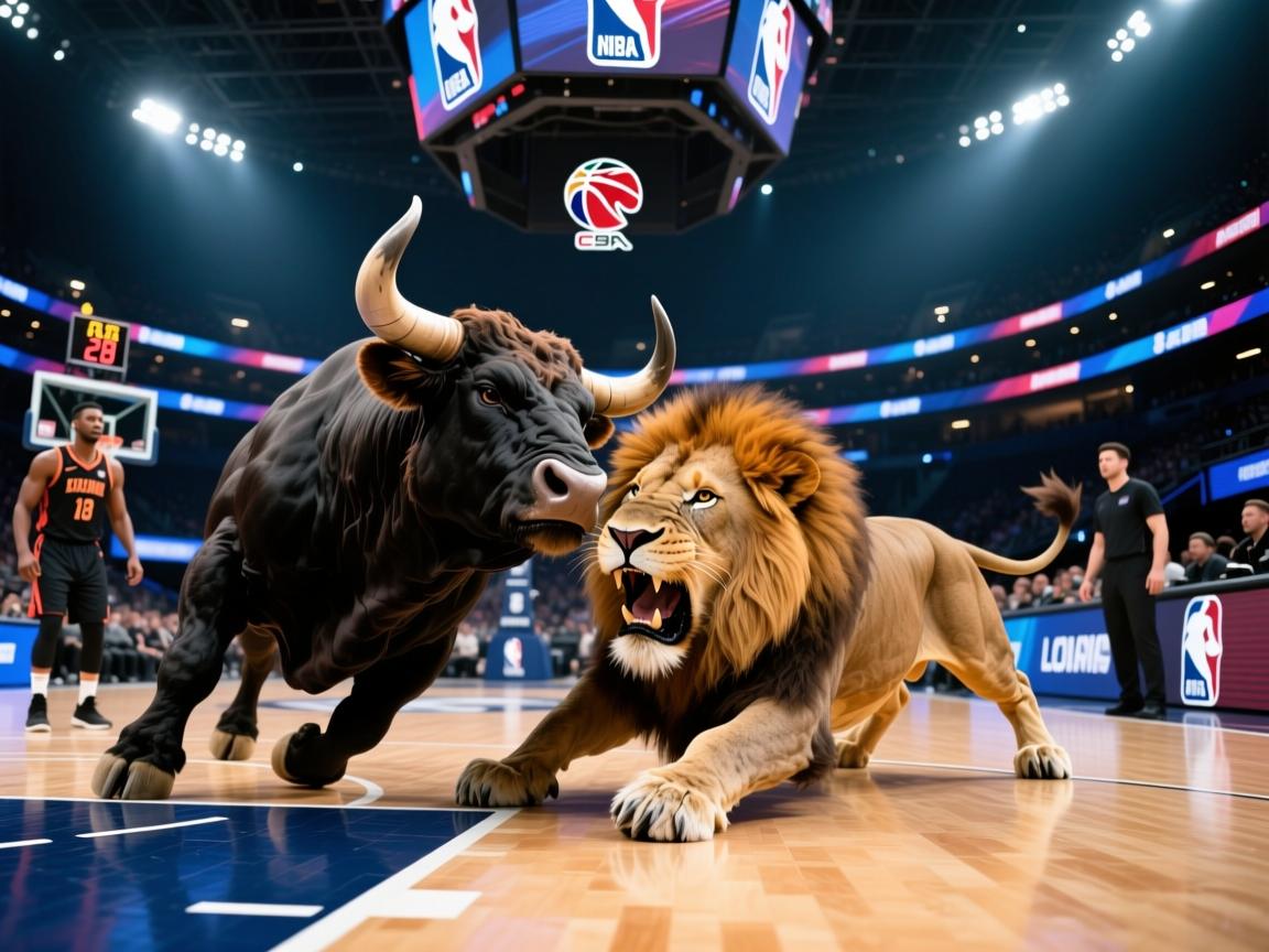 公牛擒狮子，拉文28分独得  第2张