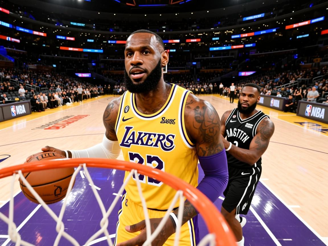 湖人再胜篮网，詹姆斯发挥关键作用  第2张