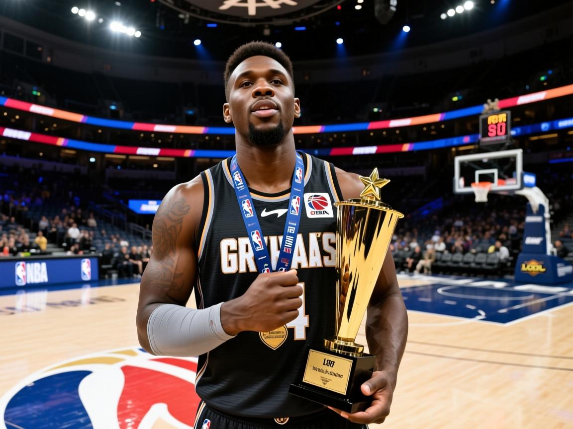 灰熊中锋数据傲视全联盟，斩获最佳球员称号