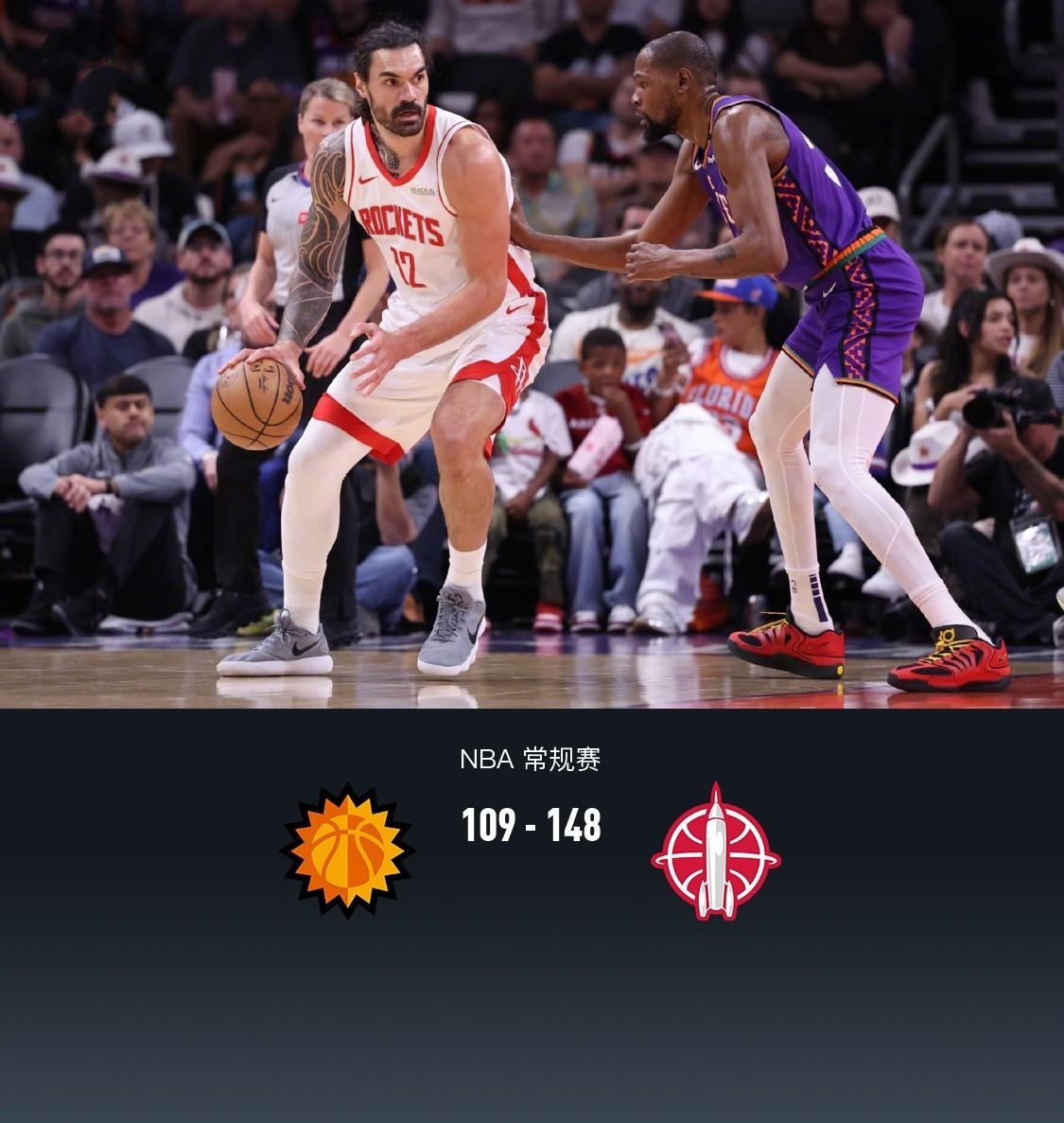 ESPN为太阳火箭双方交易评级：火箭B+、太阳B